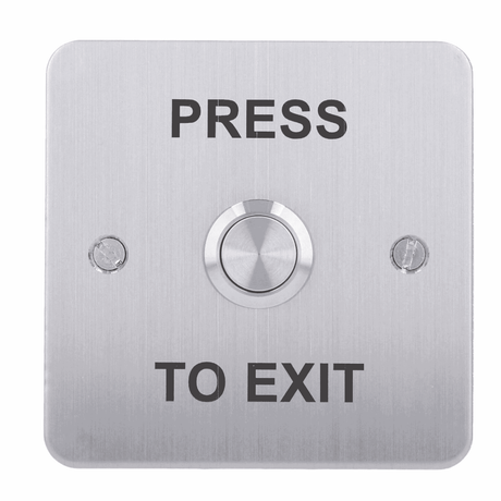 CDVI RTE-SS Stainless Steel Exit Button - Flush Mount Push-to-Exit