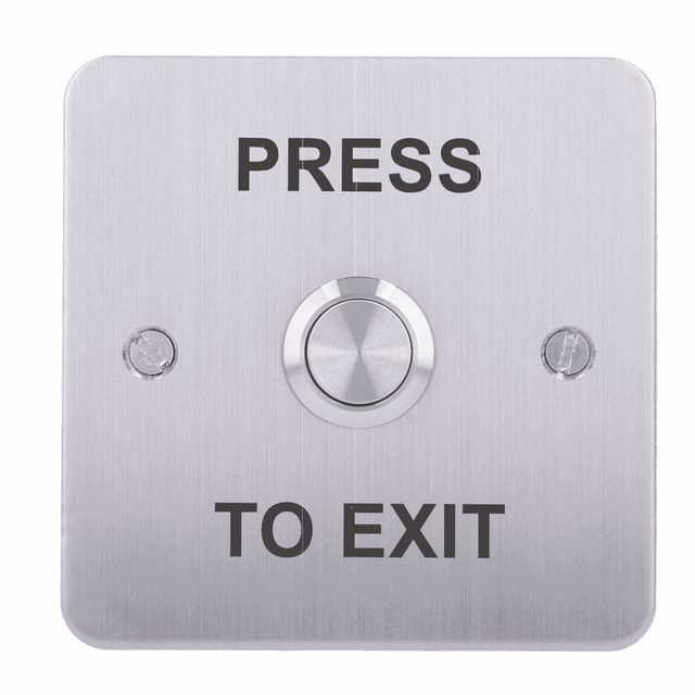 CDVI RTE-SS Stainless Steel Exit Button - Flush Mount Push-to-Exit