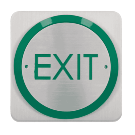 CDVI RTE-85E All-Active Exit Button - Surface Mount, Large Touch Surface