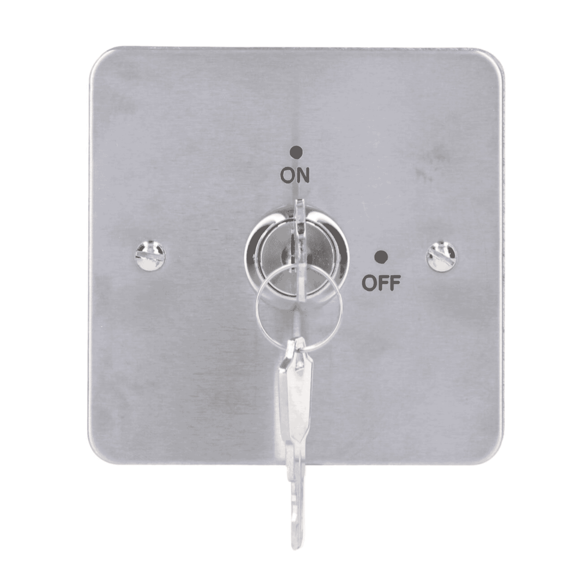 Surface Key Switch, 2-Position, Maintained, Keyed Differently