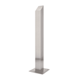 CDVI RPSS Angled top stainless steel post, 1 meter.
