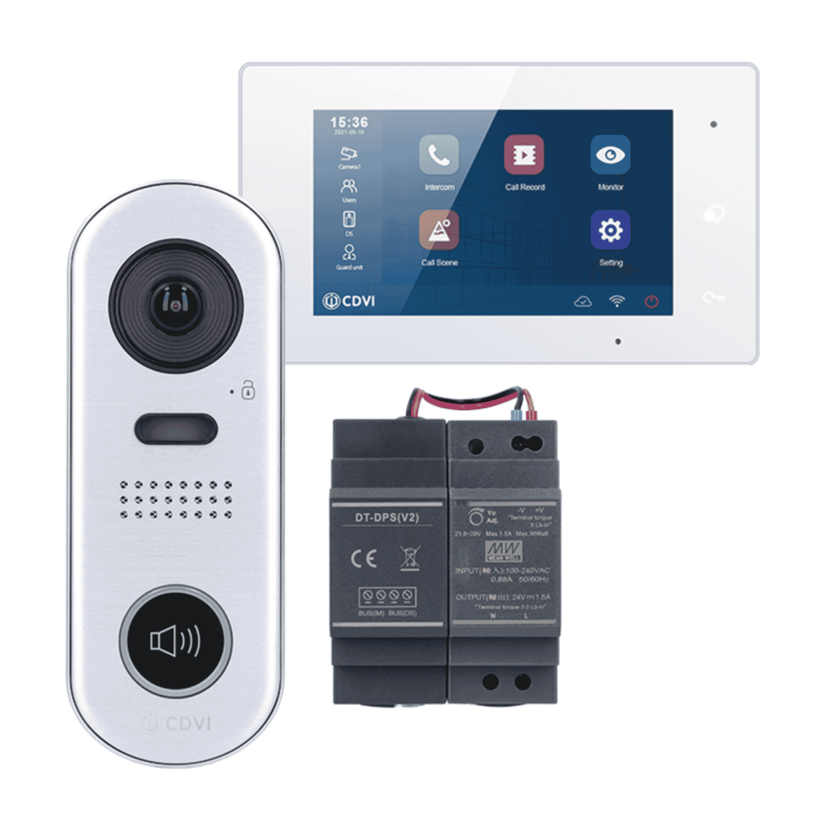 2EASY CDV-4791S-DXW 2-Wire 1-Way Video Entry Kit