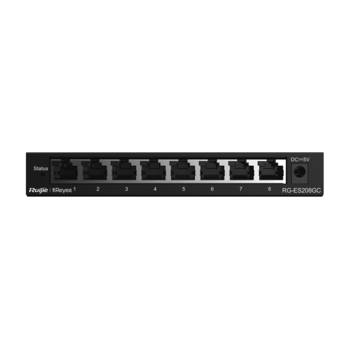 Ruijie RG-ES208GC 8-Port Gigabit Smart Switch - Desktop Steel Case, Reliable Performance