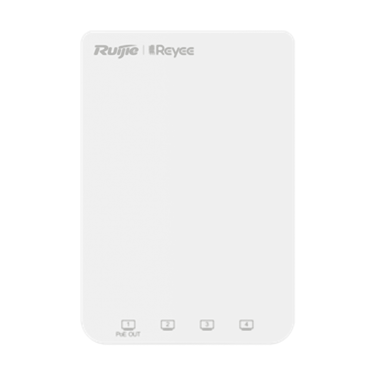Ruijie RG-RAP1200(P) AC1300 Dual-Band Wall Plate AP - 4 LAN Ports, PoE Out