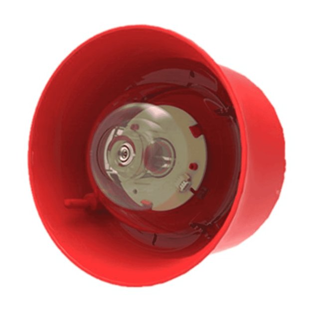 Hochiki CHQ-WSB2/WL EN54-23 VAD Addressable Wall Sounder Beacon Red/White Flash