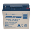 Power Sonic PS-12180 M5 FR 12V 18Ah Sealed Lead Acid Battery, Flame Retardant, General Purpose