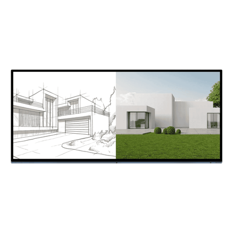 MAXHUB UW105NA 105” Ultra-Wide Commercial Display - 5K Resolution, IPS Panel