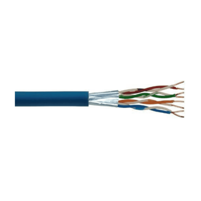 SFX Cat6a F/FTP Cable - 305m, Blue, Low Smoke Zero Halogen (LSZH), Shielded for 10Gbps