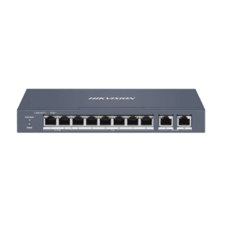 Hikvision DS-3E1310HP-EI 8-Port Gigabit PoE Managed Network Switch CCTV Security
