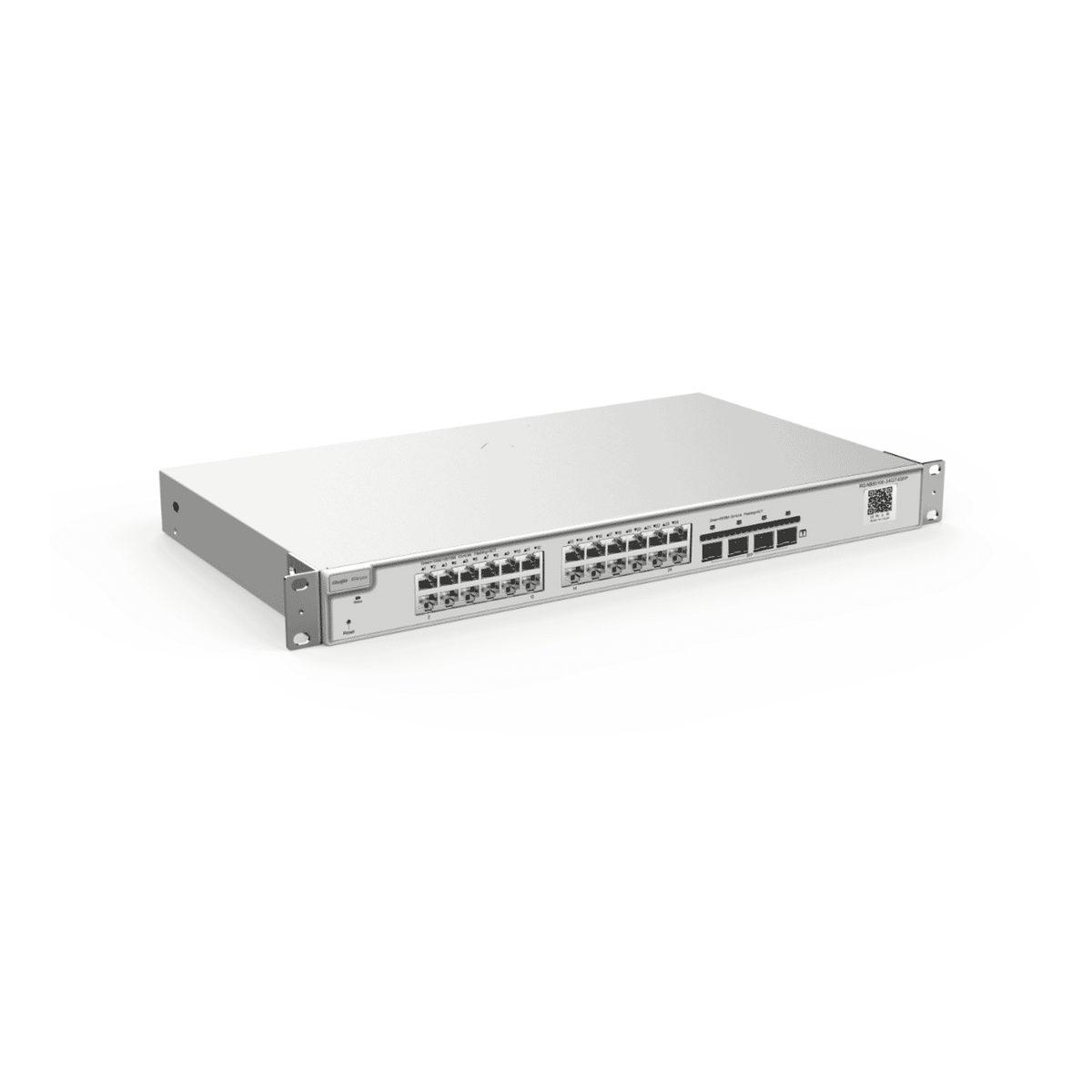 Ruijie RG-NBS5200-24GT4XS-P 24-Port Gigabit Layer 3 PoE Switch – 4 SFP+ Uplinks, 370W PoE Budget