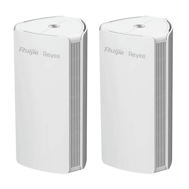 Ruijie RG-M18 (2-Pack) – AX1800 Wi-Fi 6 Dual-Band Mesh Router, 574+1201Mbps, Gigabit Ports
