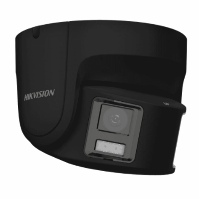Hikvision DS-2CD2387G2P-LSU/SL (4mm) Black, 8MP ColorVu Panoramic Turret Camera, 180° FOV Ultra-wide