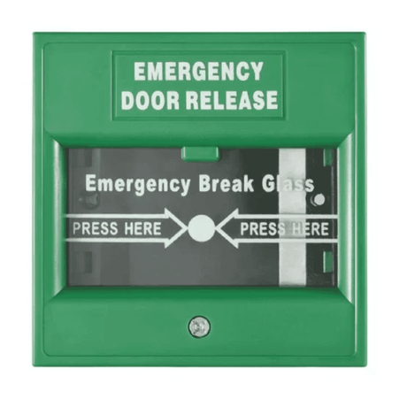 Hikvision DS-K7PEB/Green Green Emergency Break Glass Unit