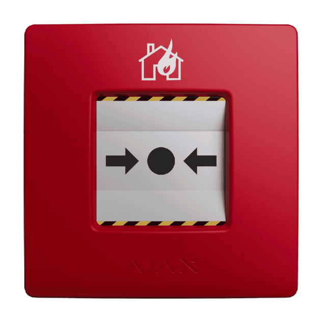 Ajax Manual Call Point 60815.171.NC1, Red, Emergency Alarm