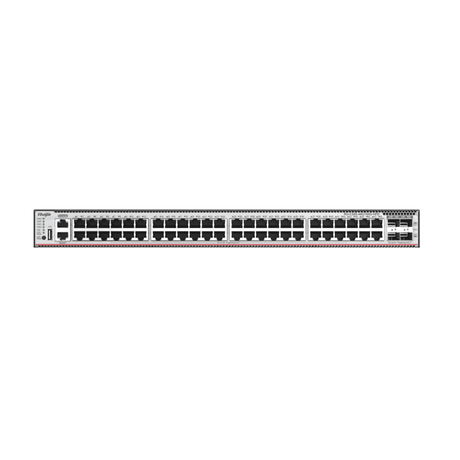 Ruijie RG-CS85-48GT4XS-HPD 48-Port L3 PoE Switch – 4×10G SFP+, 656Gbps, 1590W PoE Budget