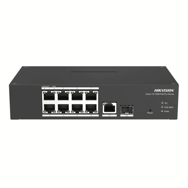 Hikvision DS-3T1310P-SI/HS 8-Port Gigabit PoE Industrial Managed Switch CCTV