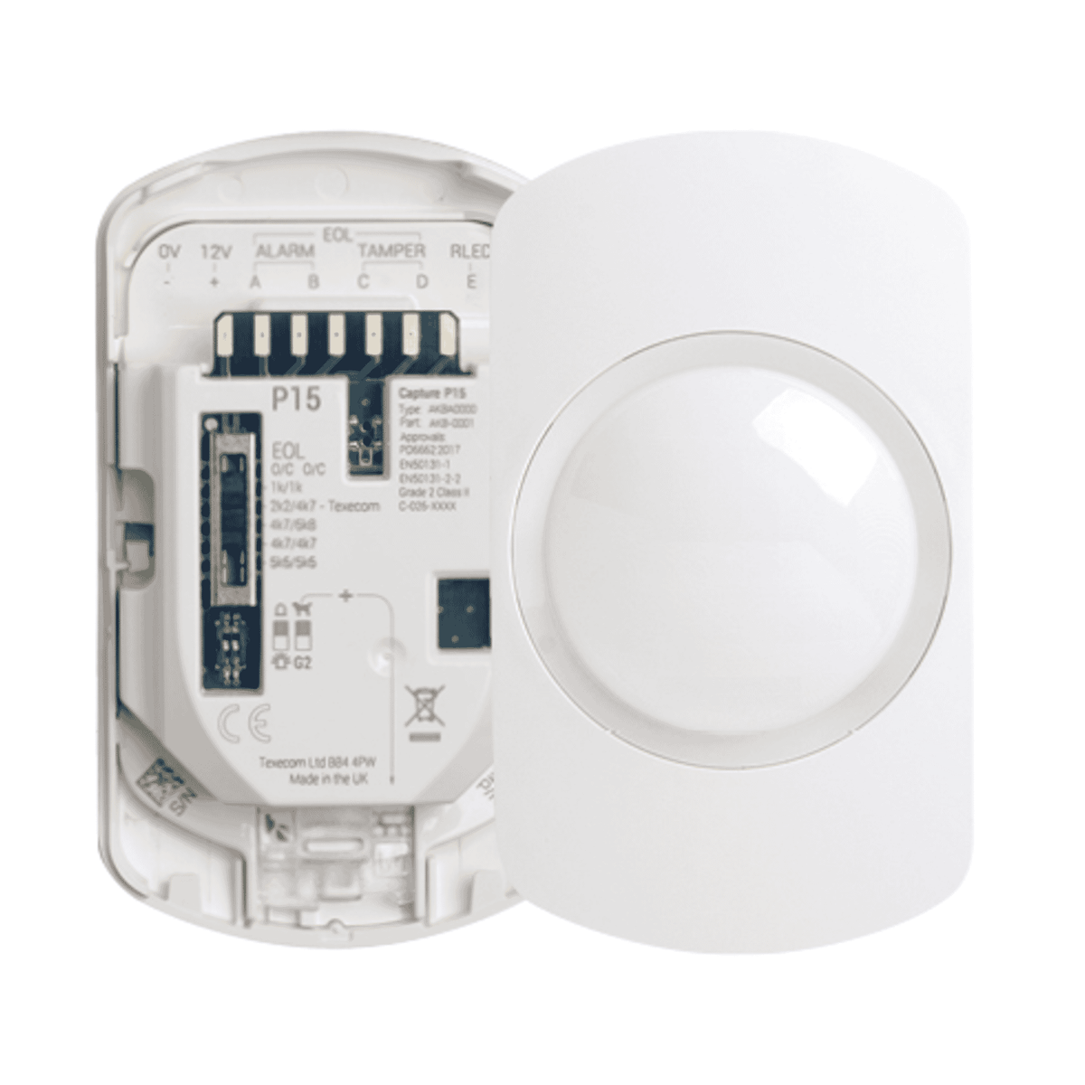 Texecom AKB-0001 Capture P15 15m High Performance PIR Detector White