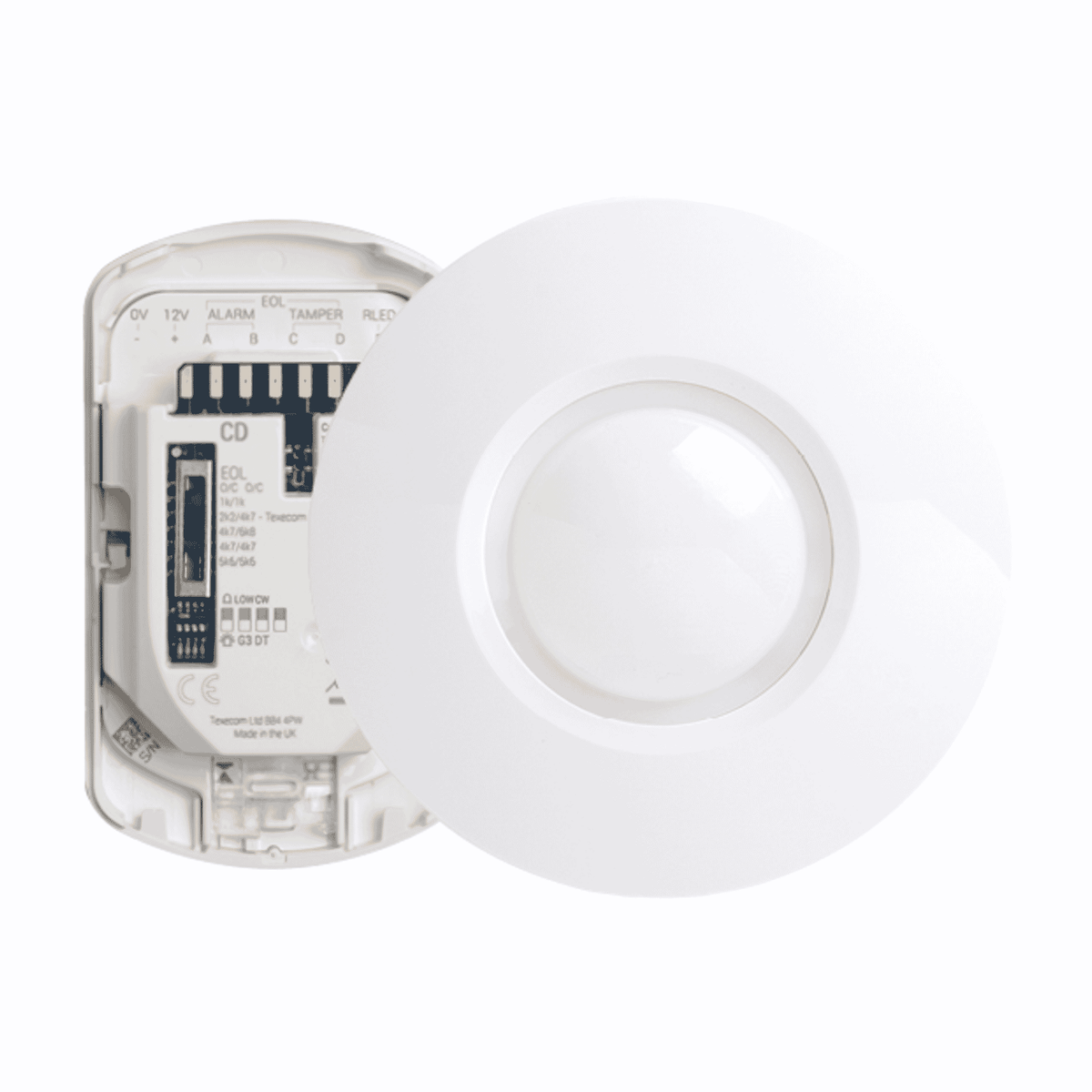 Texecom AKG-0001 Capture CD 360° High Performance Dual-tech Ceiling PIR White