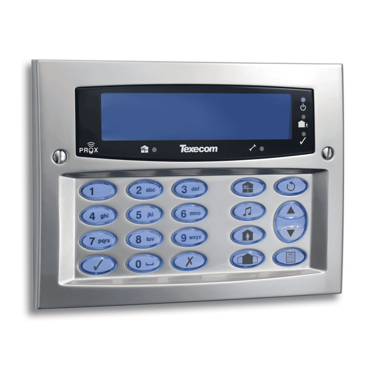 Texecom DBD-0129 Premier Elite SMK Satin Chrome Keypad Cover