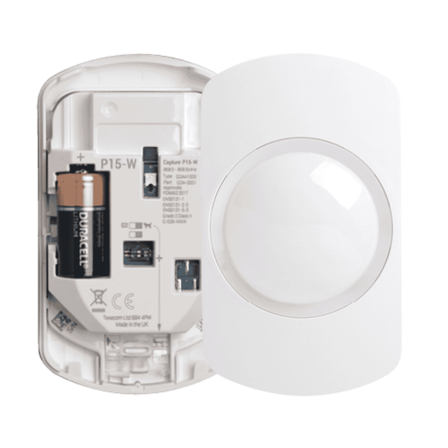 Texecom GDA-0001 Capture P15-W Wireless PIR Motion Detector