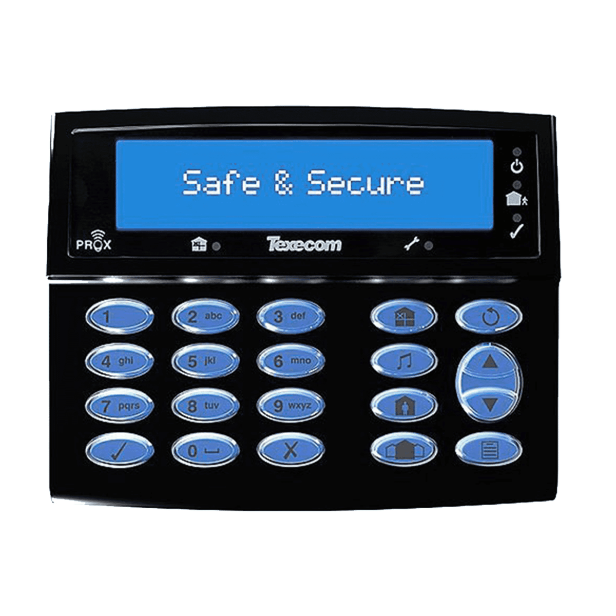 Texecom DBD-0200 Premier Elite LCD Keypad with LED Backlight - Midnight Black