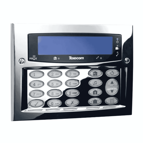 Texecom DBD-0127 Premier Elite SMK Polished Chrome Surface Mount Keypad