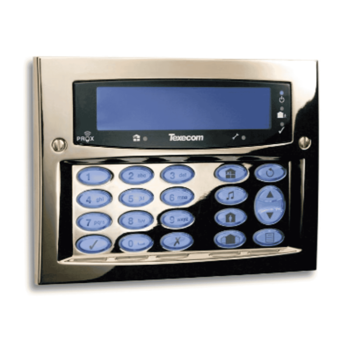 Texecom DBD-0128 Premier Elite SMK Polished Brass - Surface Mount Keypad