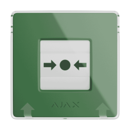 Ajax Manual Call Point 87639.171.NC1, Green, Emergency Alarm
