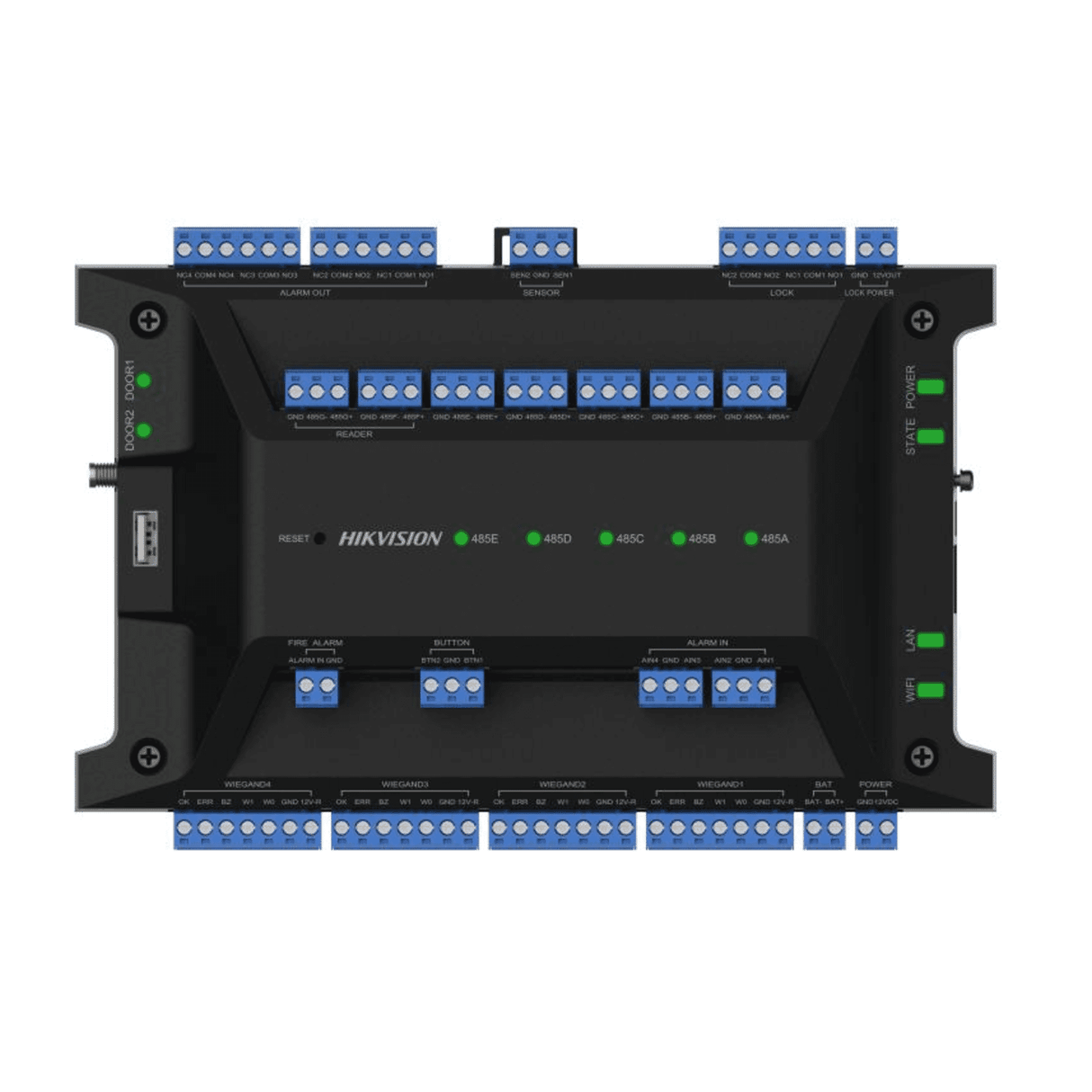 Hikvision DS-K2702WX-E1(P) Enhanced Access Controller, Entry Management