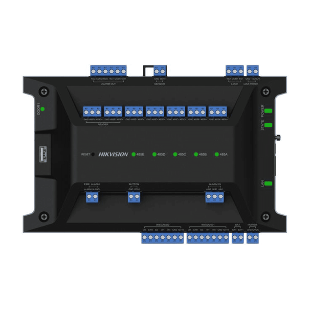 Hikvision DS-K2701X(P)(O-STD) 1-Door Main Board Controller, RS-485 Redundancy