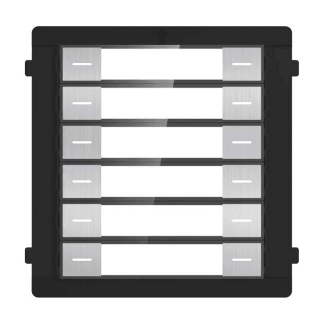 Hikvision DS-KD-K12/S Stainless Steel Name tag Module for Modular Door Station