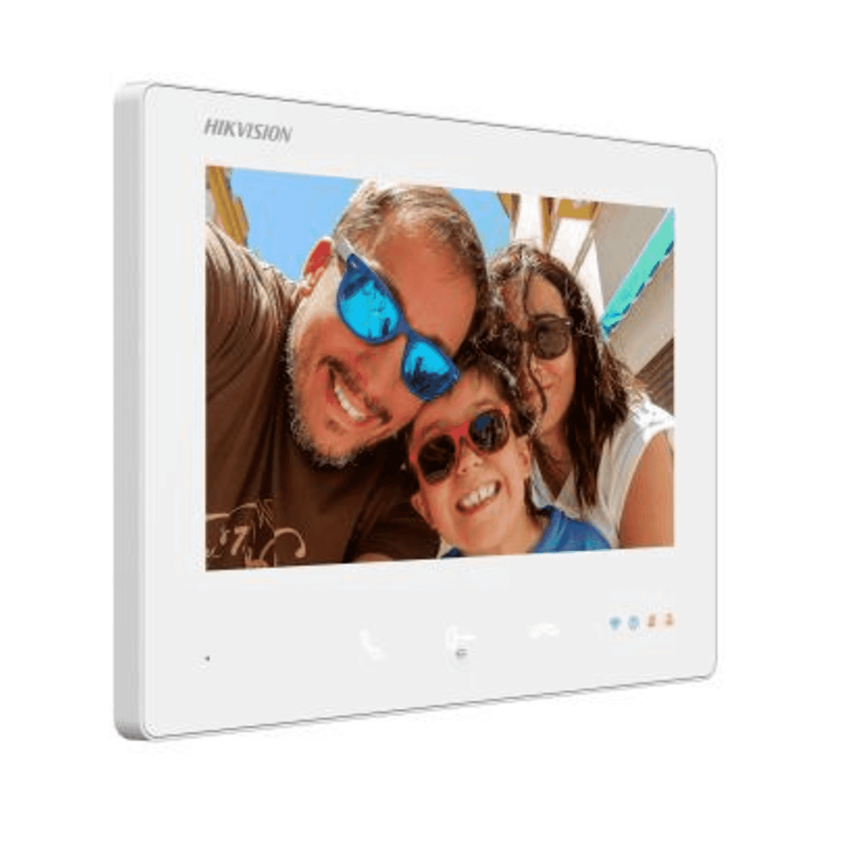 Hikvision DS-KH7300EY-WTE2 Two-Wire HD Touch-Screen Indoor Station, White