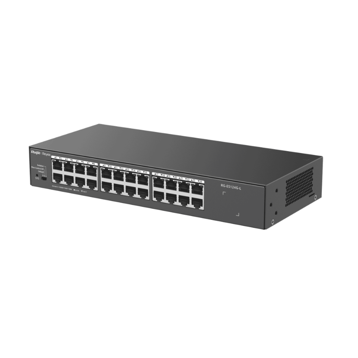 Reyee RG-ES124G-L Gigabit Unmanaged Switch - Energy-Efficient, High-Speed Performance