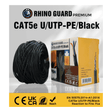 Rhino Guard CAT5e UTP PE Cable, Black