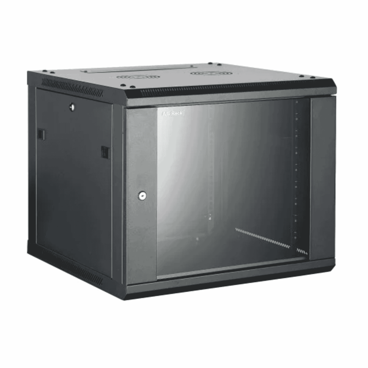 All-Rack CAB18WB550B 18U 550mm Deep Wall Mount Cabinet, Black