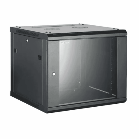 All-Rack CAB18WB550B 18U 550mm Deep Wall Mount Cabinet, Black