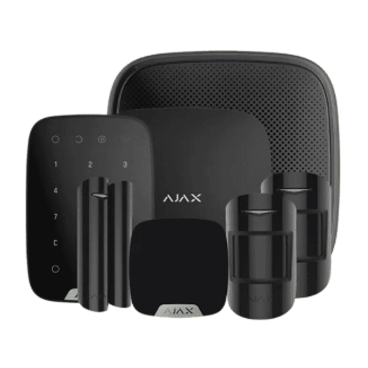 Ajax KIT 5 S 90770.246.BL1, Hub2+2MPS+DPS+KPPS+SS+HSS, Black