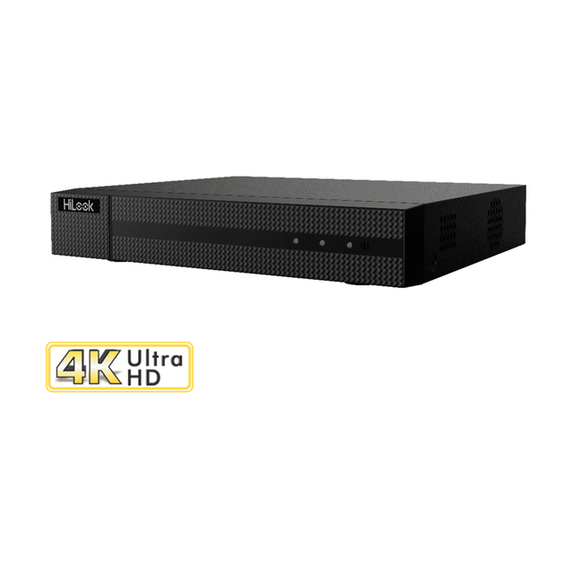 HiLook DVR-204U-M1(E) 4-Channel 8MP 4K Hybrid Smart Motion 2.0 DVR with 1TB HDD