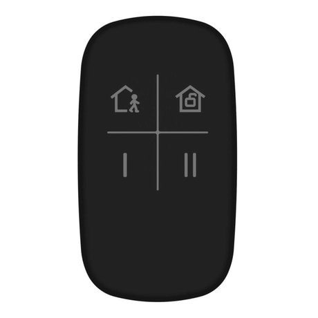 Hikvision DS-PKF1-WE/BLACK Wireless Keyfob AX PRO BLACK