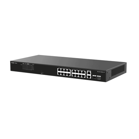 Ruijie RG-ES118FGS-LP 16-PORT 100MBPS + 2 GIGABIT RJ45/SFP COMBO PORTS