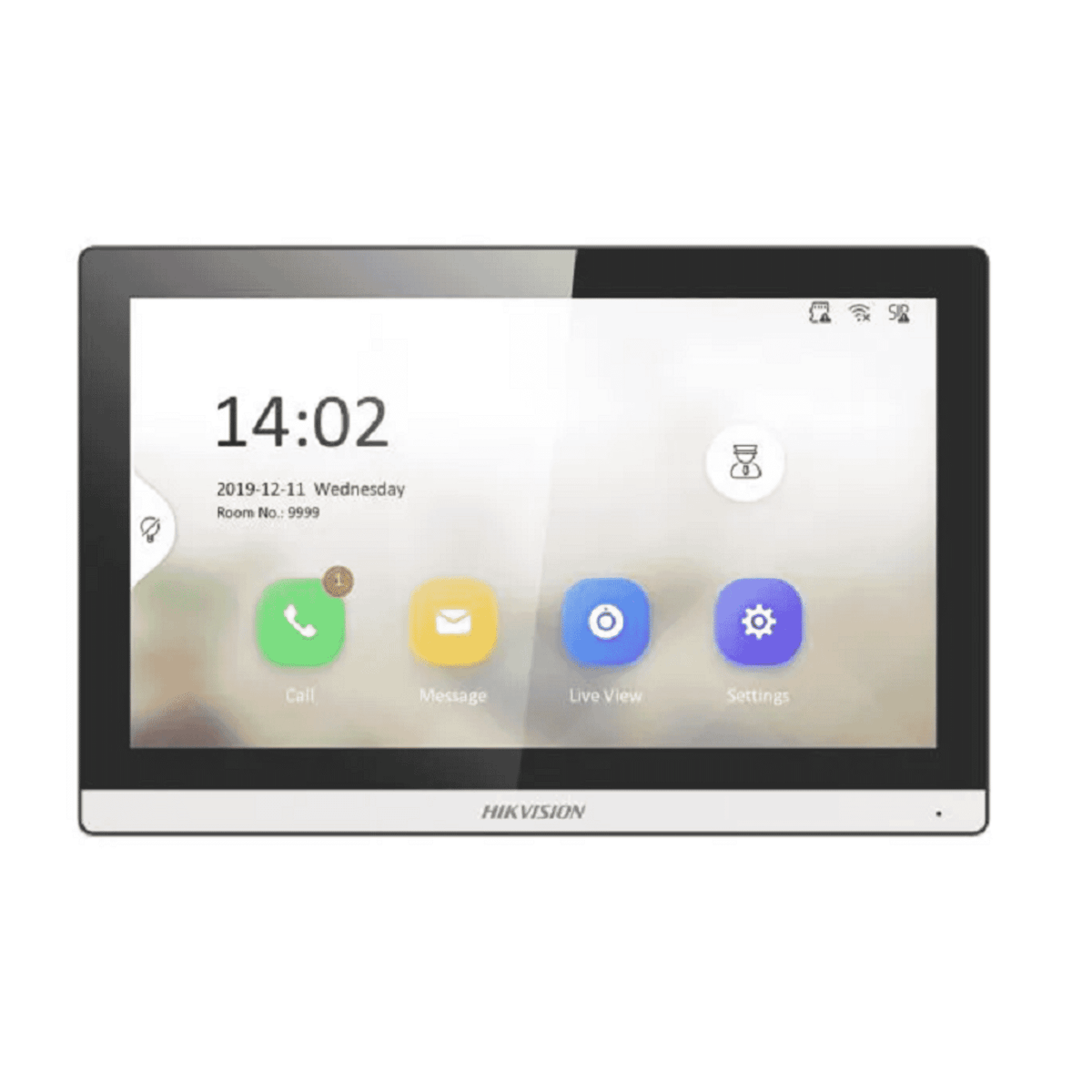 Hikvision DS-KH8381-WTE1 8" Indoor Video Intercom Station Touchscreen Android