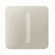 AJAX Ajax SoloButton Dimmer Ivory - 98611.257.IV1 Button for Lightcore Dimmer, Ivory