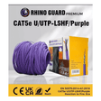 Rhino Guard CAT6 U/UTP-LSHF/Purple LSZH Purple Cable
