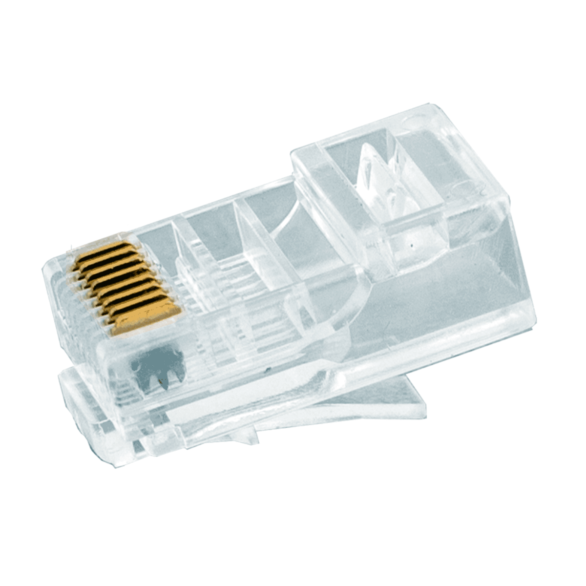 HAYDON HAY-RJ45CAT6-T100RAP Easy Fit Push Through RJ45 Cat6 Modular Crimp Plug - Tub of 100