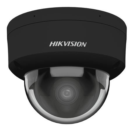 Hikvision DS-2CD2147G3-LIS2UY (2.8mm) 4MP Fixed Dome Camera ColorVu Siren Mic Speaker BLACK