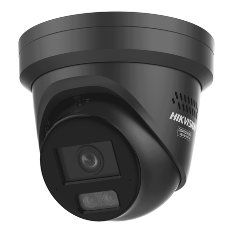 Hikvision DS-2CD2387G3-LIS2UY/SL (2.8mm) 8MP Fixed Turret Camera ColorVu Siren Mic Speaker BLACK