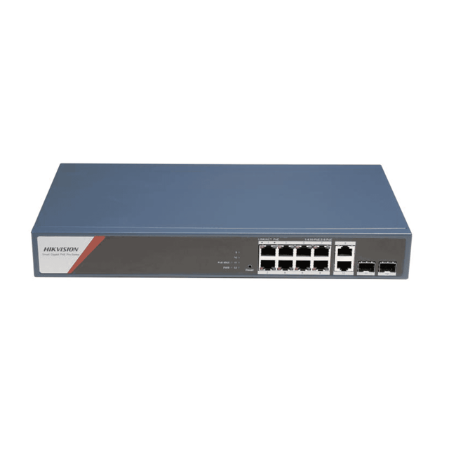 HIKVISION DS-3E1512HP-SI-8P2T2F 8 Port Gigabit Smart POE Switch