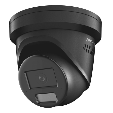 Hikvision DS-2CD2386G2H-IS2U/SL (2.8mm) 8MP Fixed Turret Camera AcuSense Siren Mic Speaker BLACK