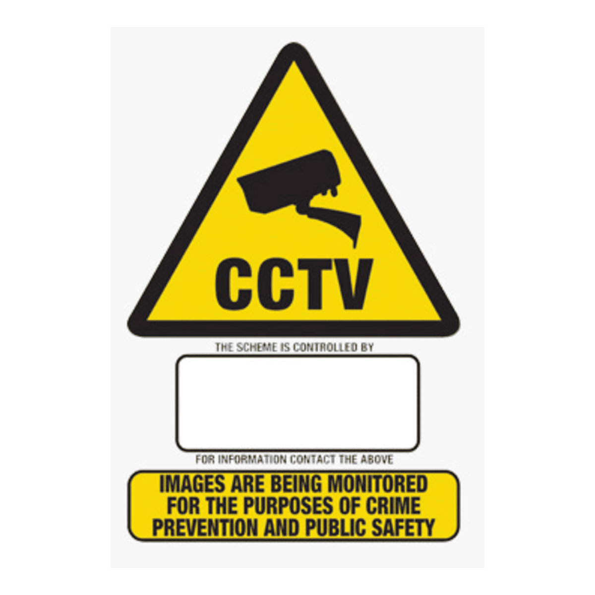 HAYDON HAY-WSA4 - A4 WARNING SIGN A4 CCTV Warning Sign