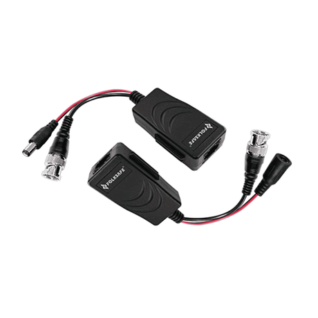 FS-HD4301VP - RJ45 PIGTAIL 4K 8MP HD VIDEO & POWER BALUN (CAT 5E/6) (12V/24V, AC/DC)